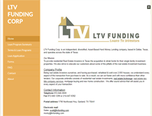 Tablet Screenshot of ltvfunding.com